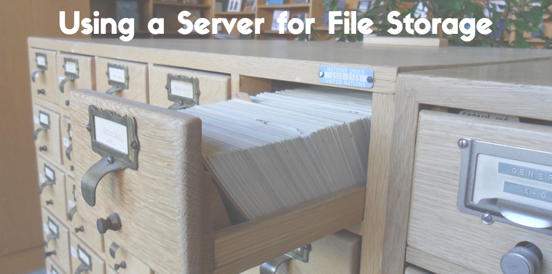 Using a File Server image