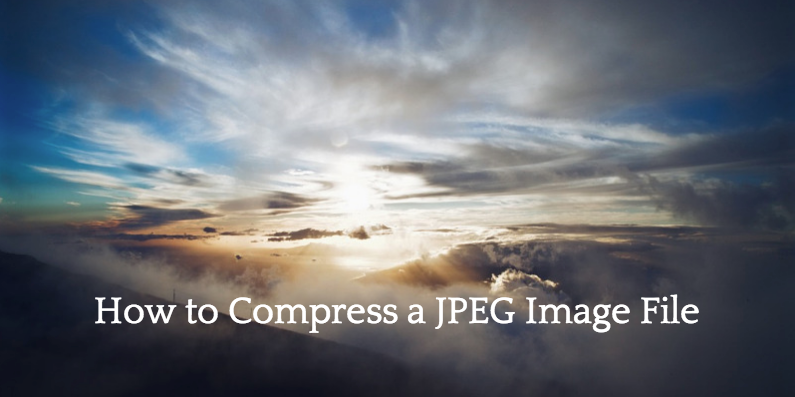 Compress a JPG image